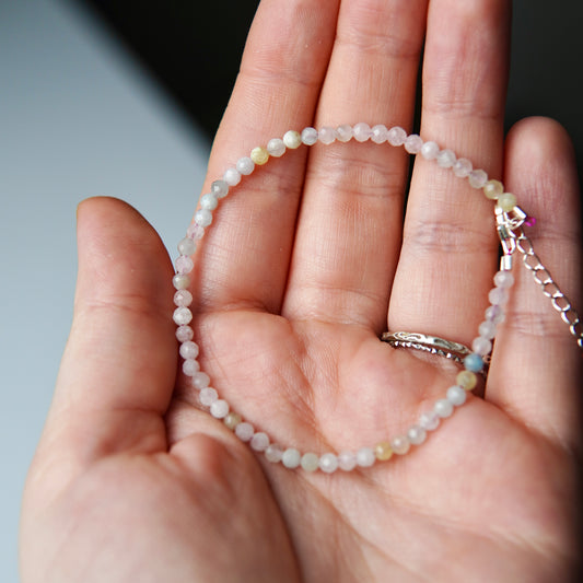 Beryl Armband mit Verschluss - Facetttiert