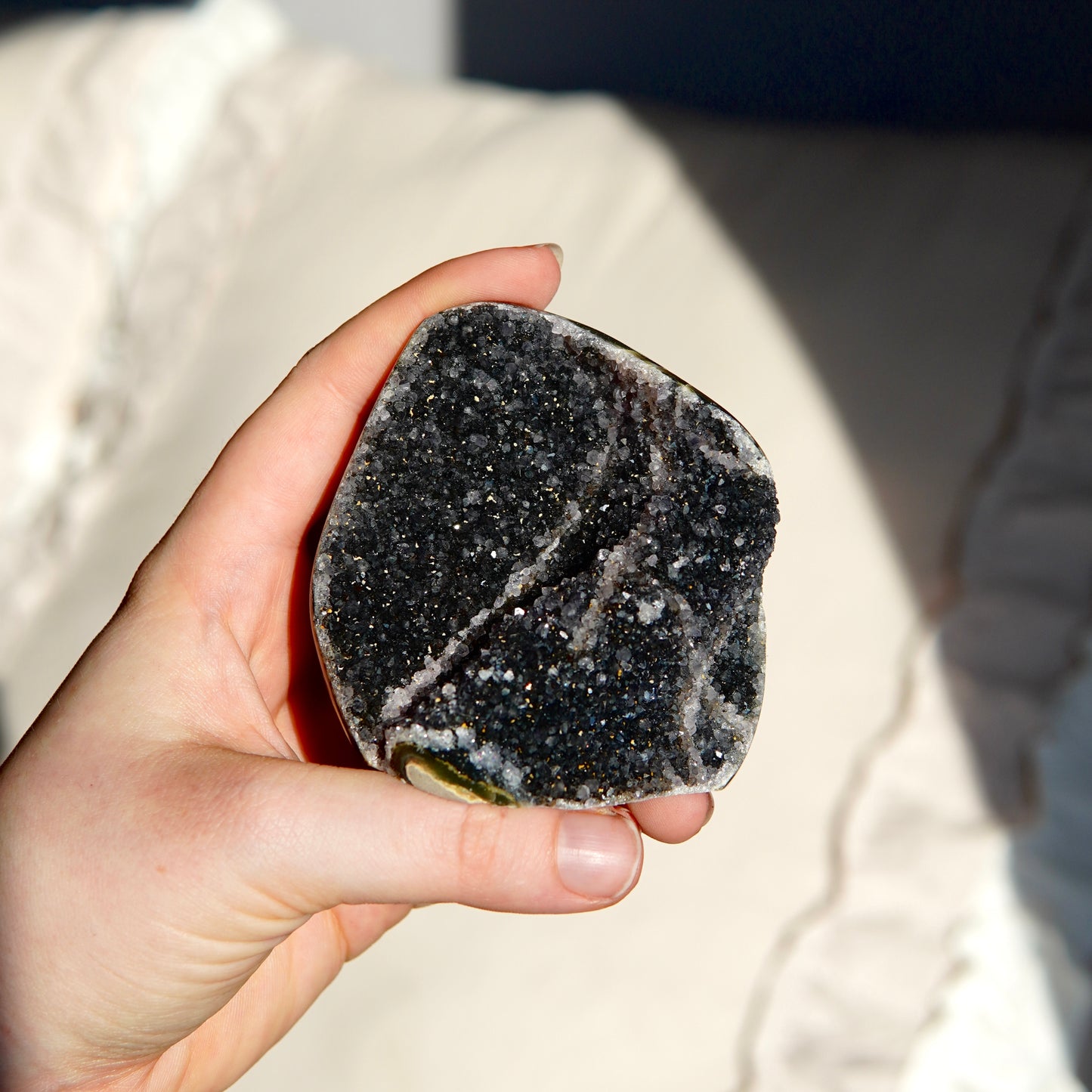 Black Amethyst Cluster - Uruguay