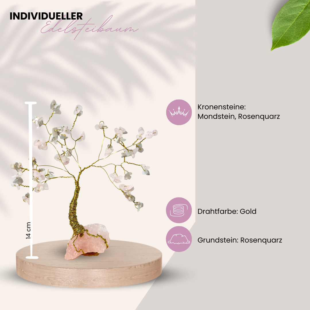 Edelsteinbaum personalisiert - handgefertigt
