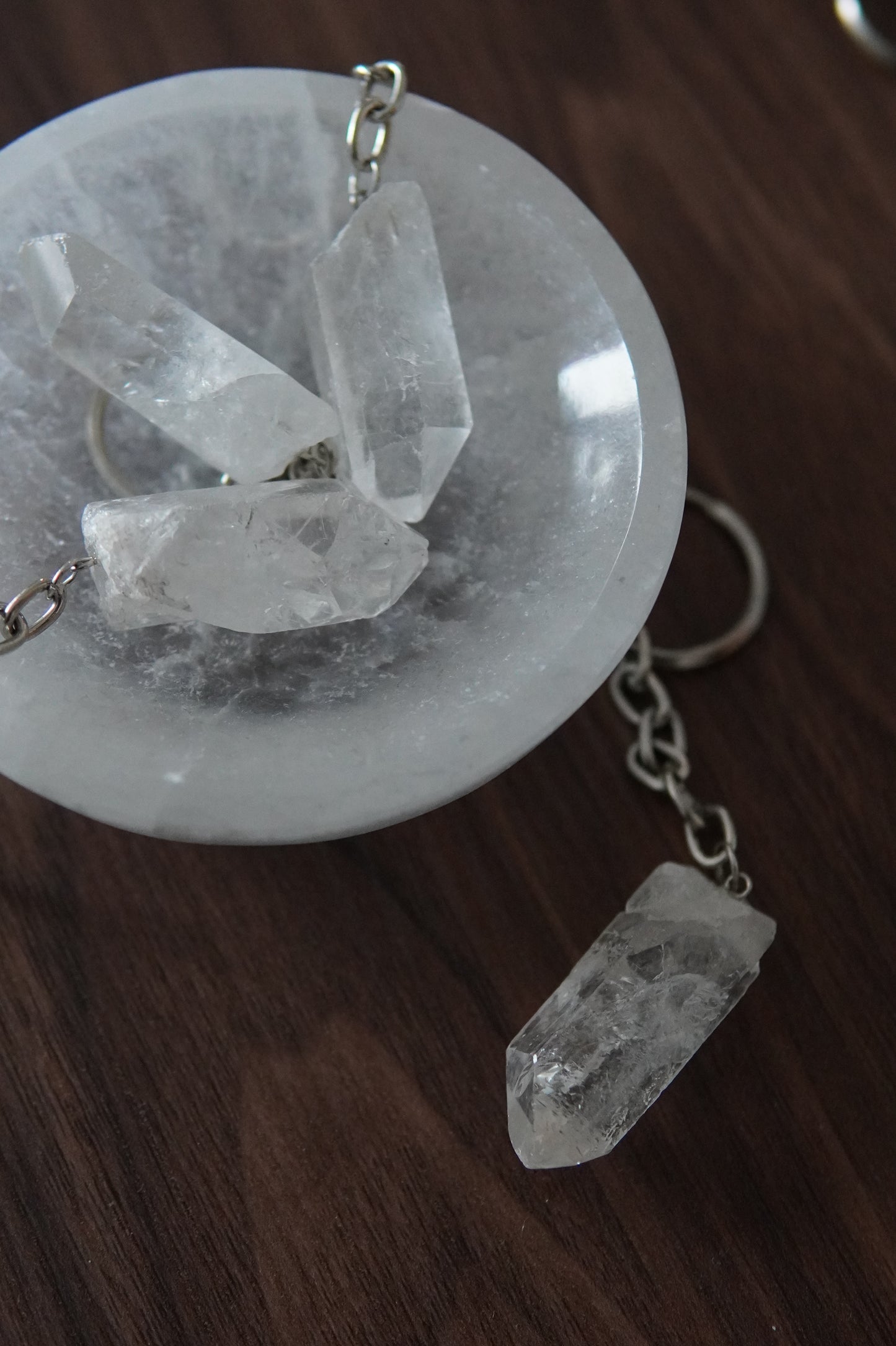 Selenit Schale - Rund / Herzförmig