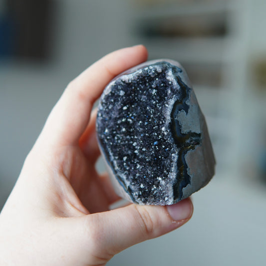 Black Amethyst Cluster - Uruguay