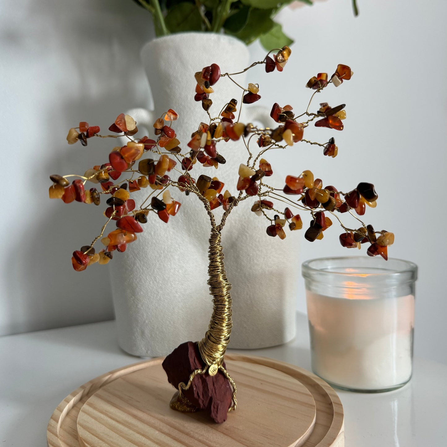 Selbstbewusst Edelsteinbaum