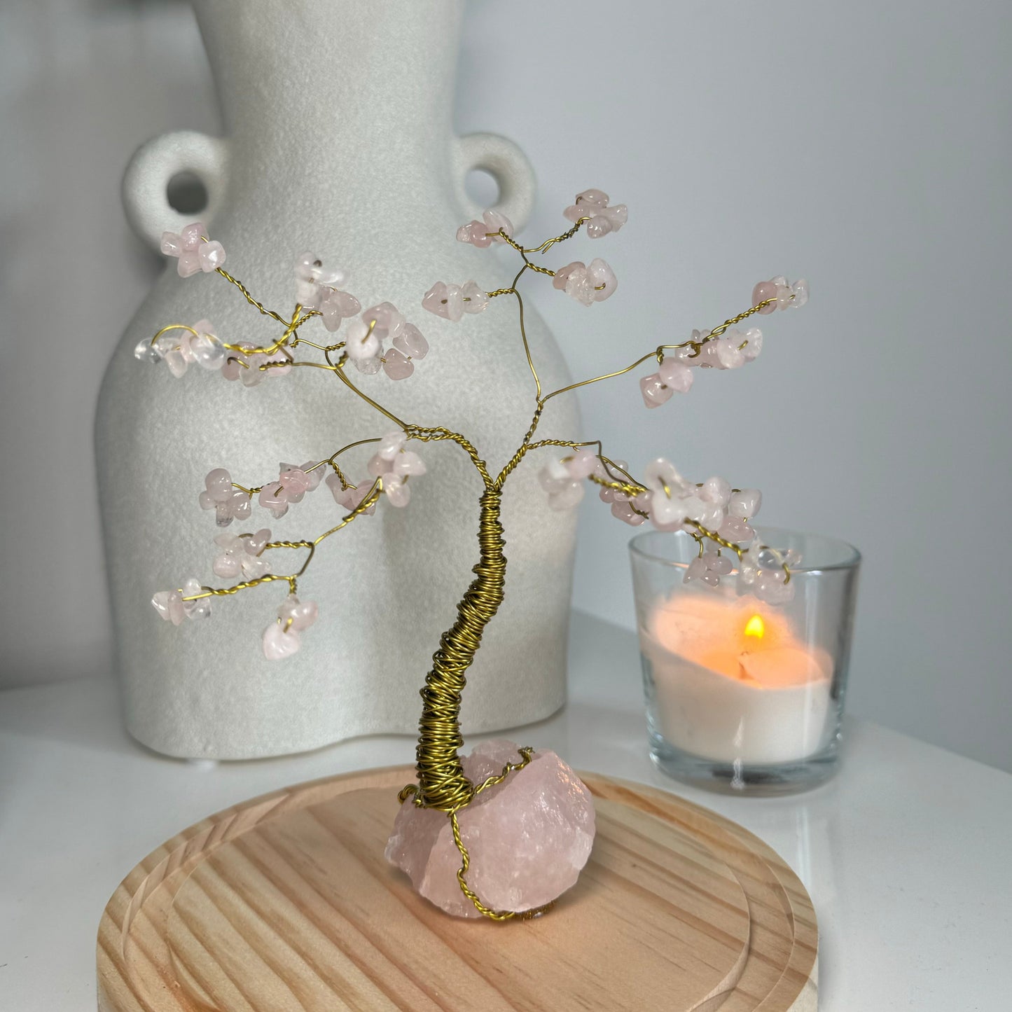 Essential Edelsteinbaum Rosenquarz