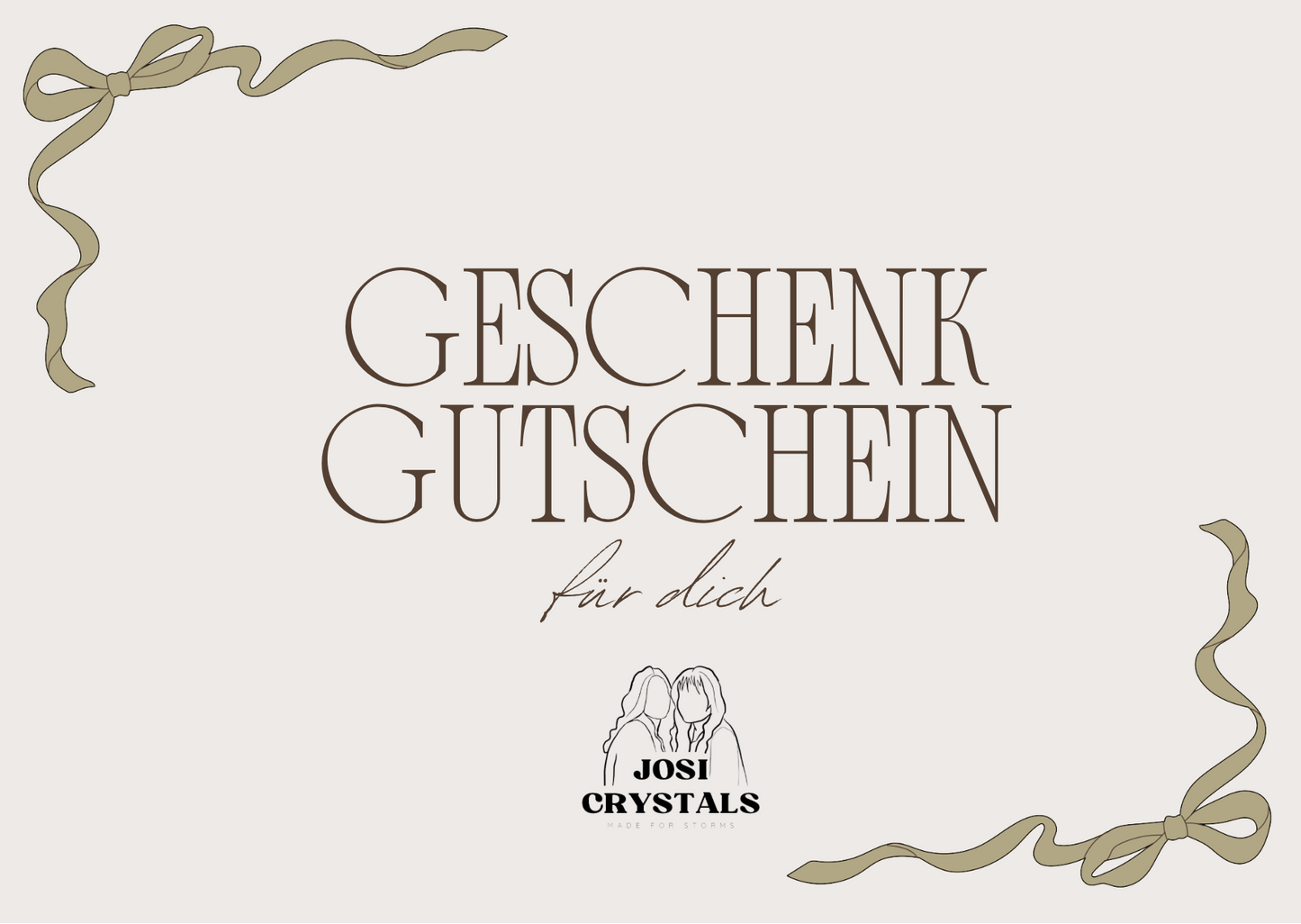 JoSi Crystals - Geschenkgutschein