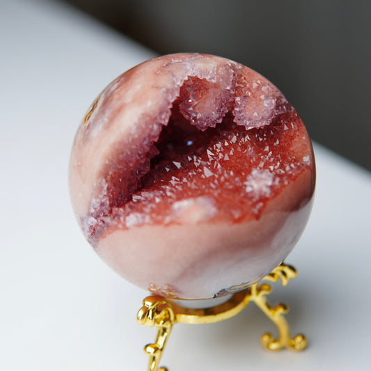 Pink Amethyst Kugel - Brasilien