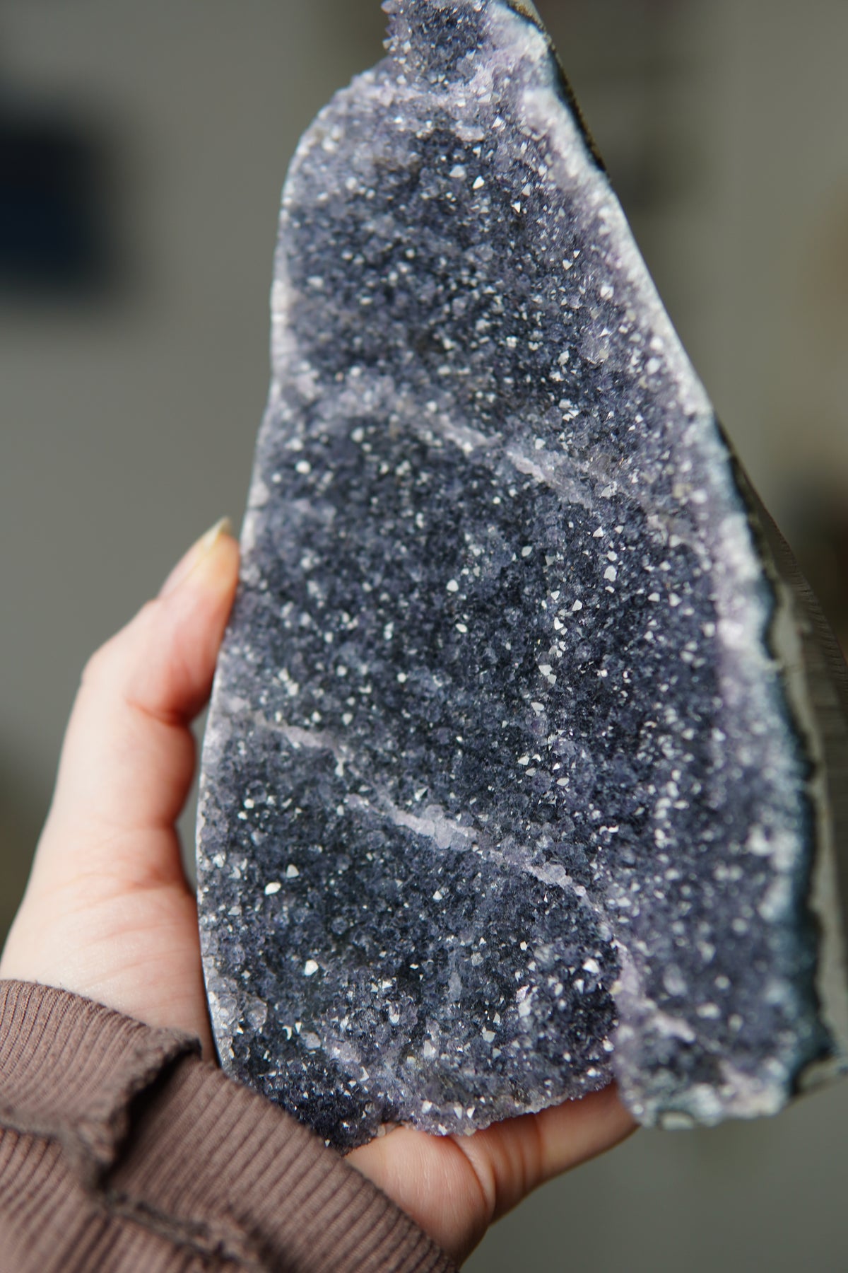 Midnight Sugar Amethyst Cluster