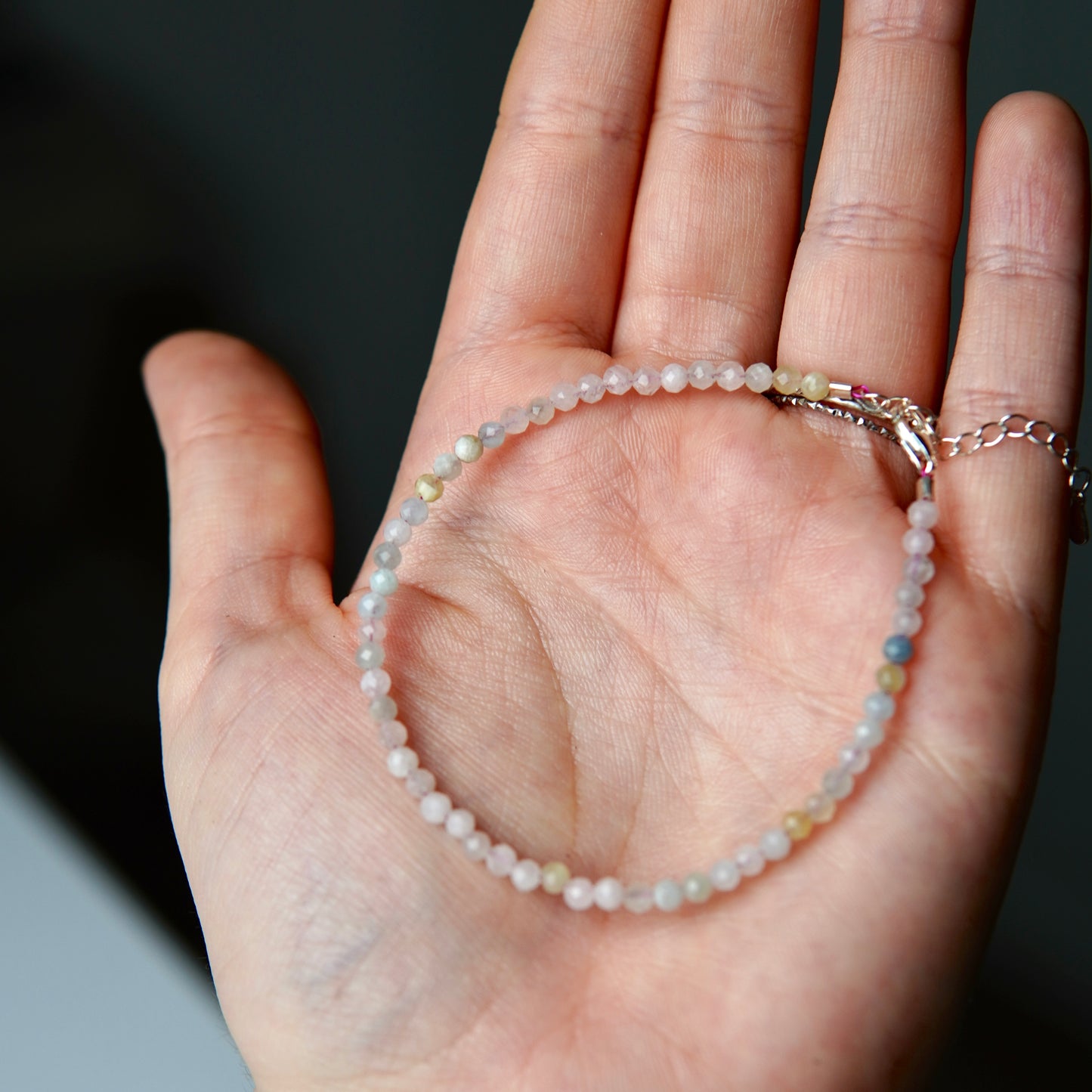 Beryl Armband mit Verschluss - Facetttiert