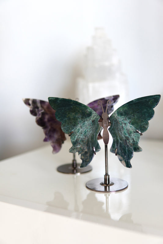 Schmetterling Schnitzerei