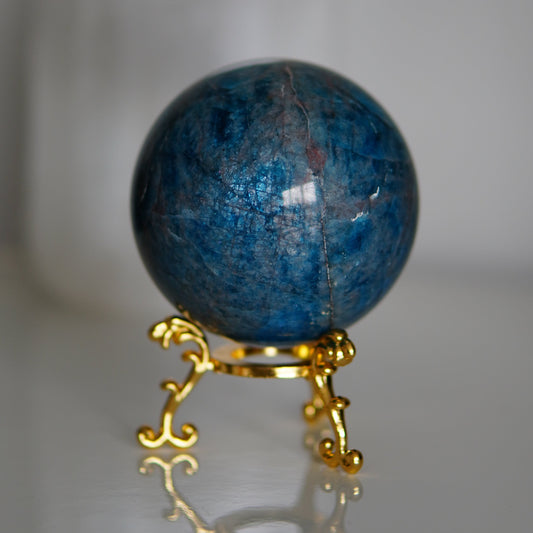 Sphere/Kugel Blauer Apatit