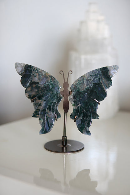 Schmetterling Schnitzerei