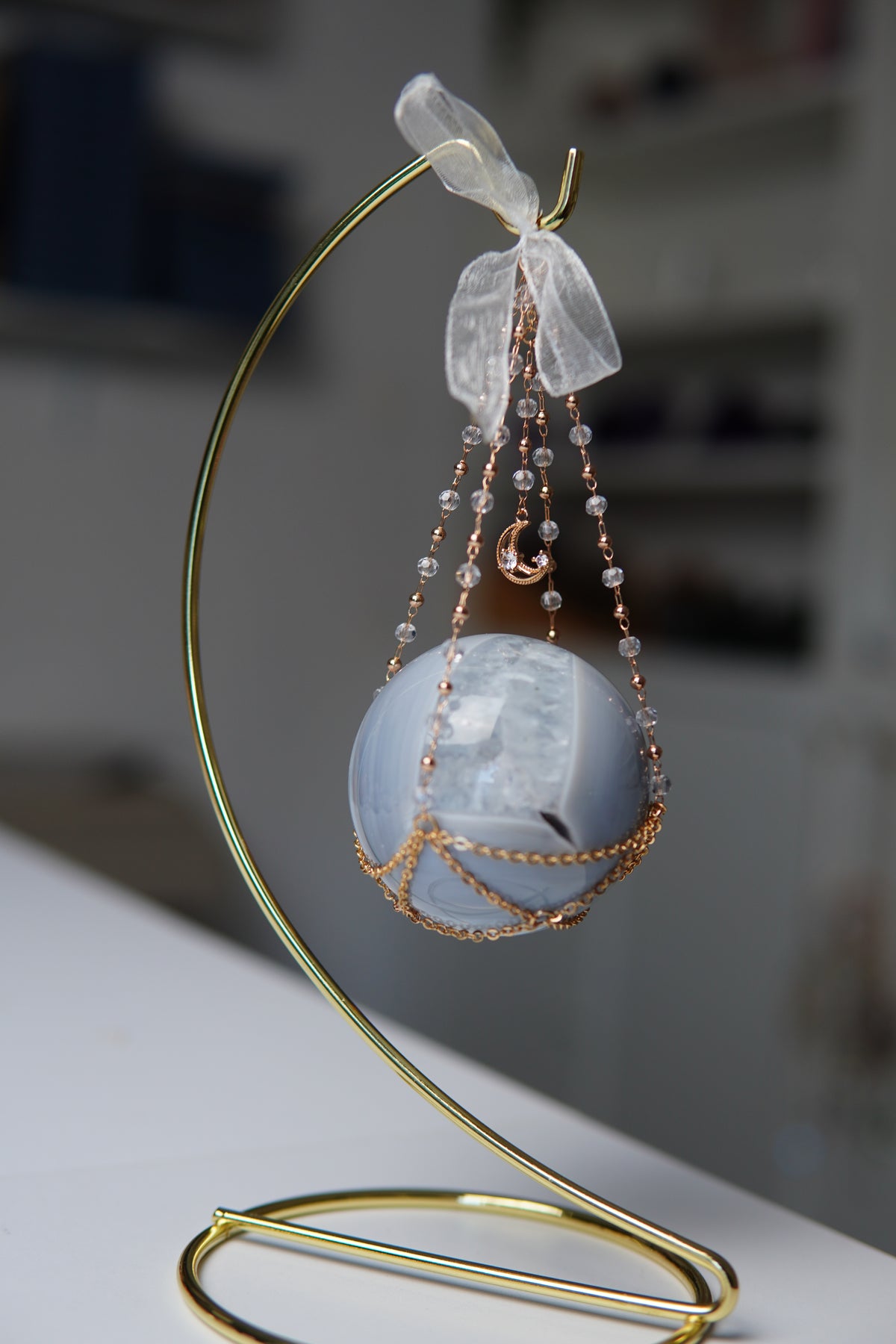 Druzy Achat Sphere/Kugel