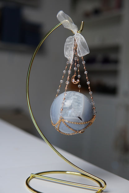 Druzy Achat Sphere/Kugel