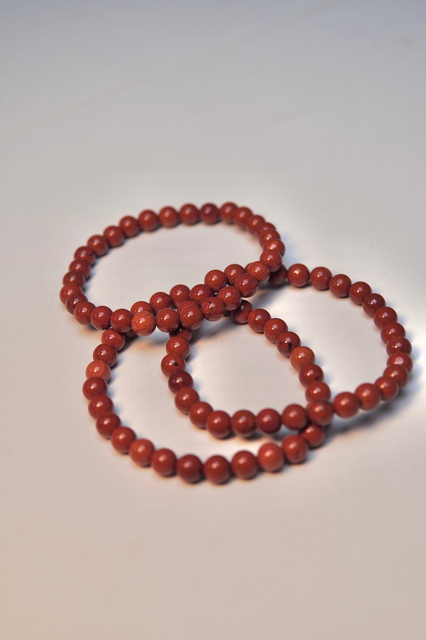 Kugelarmband Roter Jaspis Medium