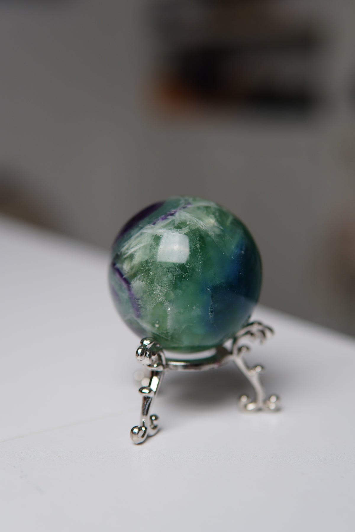 Regenbogen Fluorit Sphere/Kugel
