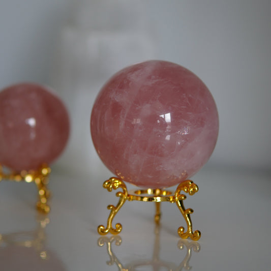 Sphere/Kugel Rosenquarz