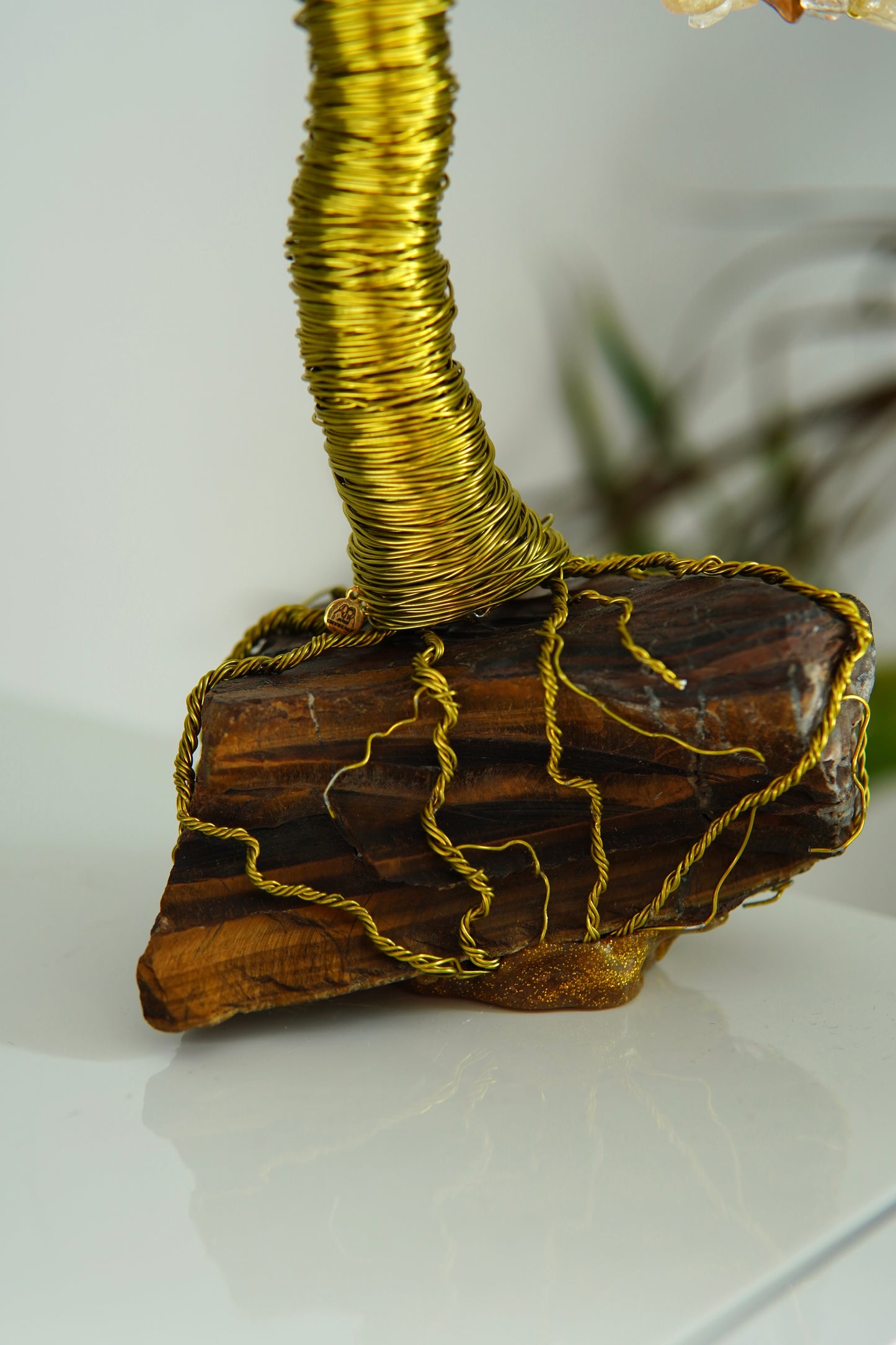 XXL Edelsteinbaum Tigerauge *Exklusives Einzelstück