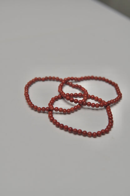 Kugelarmband Roter Jaspis