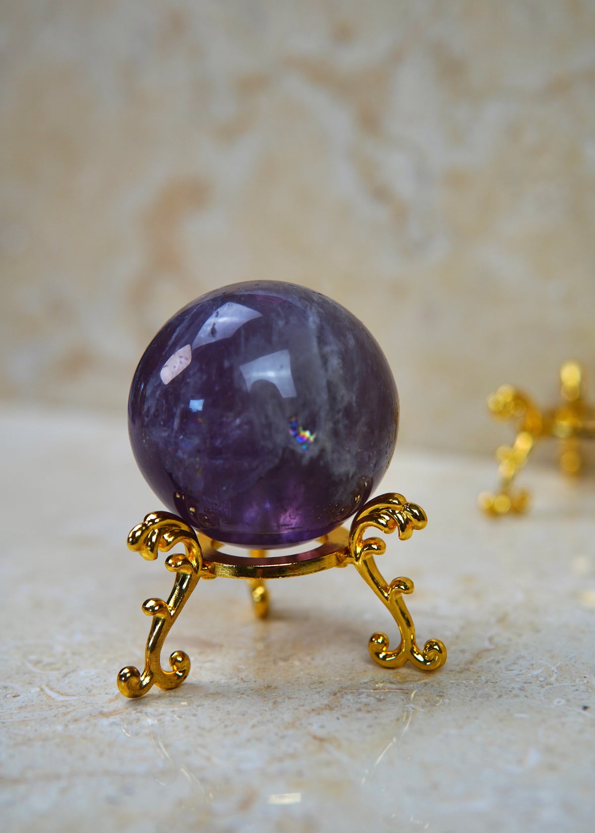 Regenbogen Amethyst Kugel/Sphere