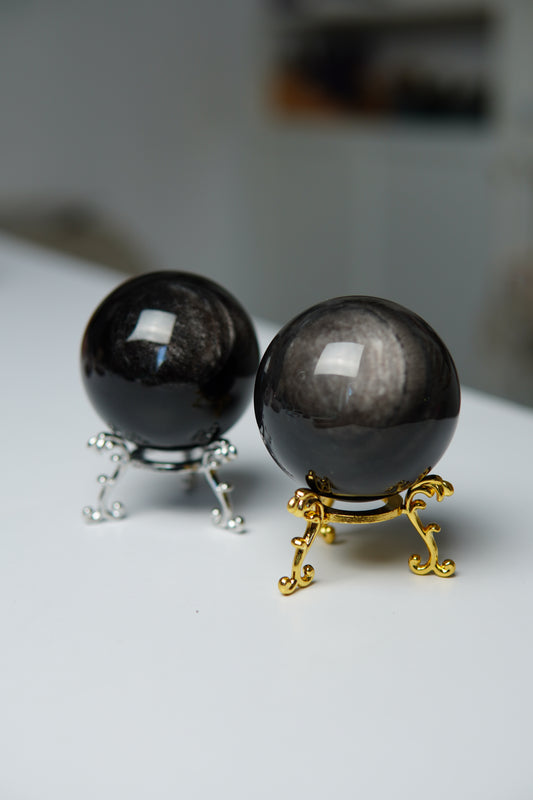 Silber Obsidian Kugel/Sphere