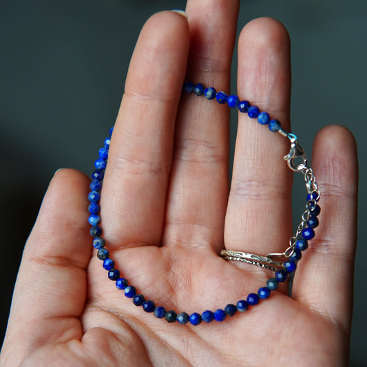 Lapislazuli Armband - Facetttiert