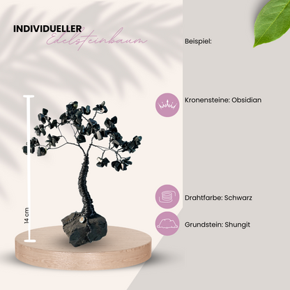 Individueller Edelsteinbaum KLEIN