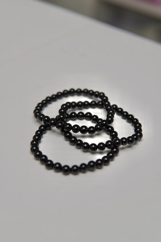 Kugelarmband Obsidian Medium