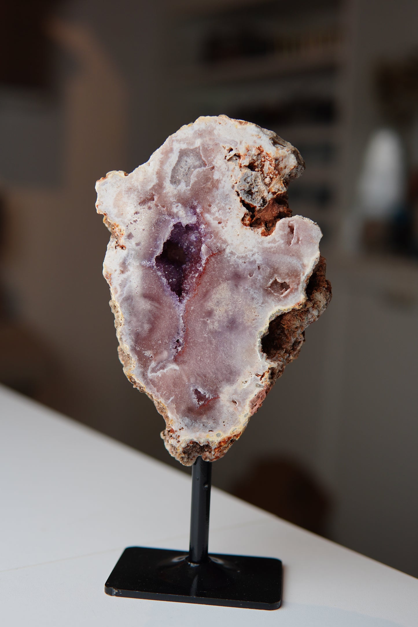 Pink Amethyst Stand on