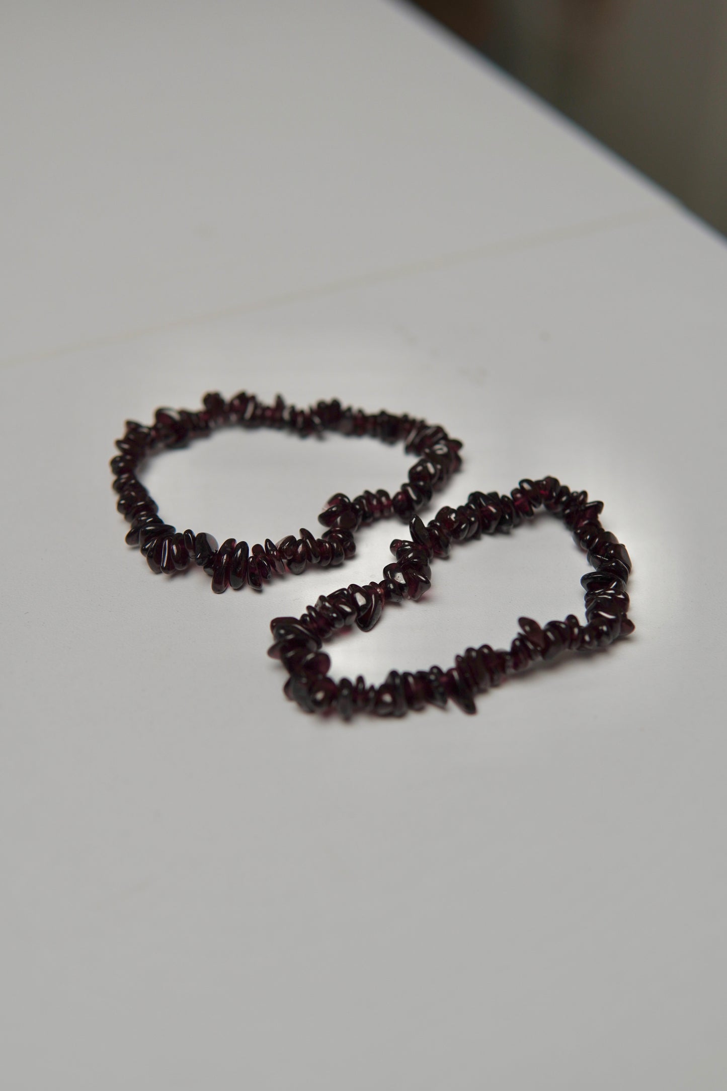 Splitterarmband Granat