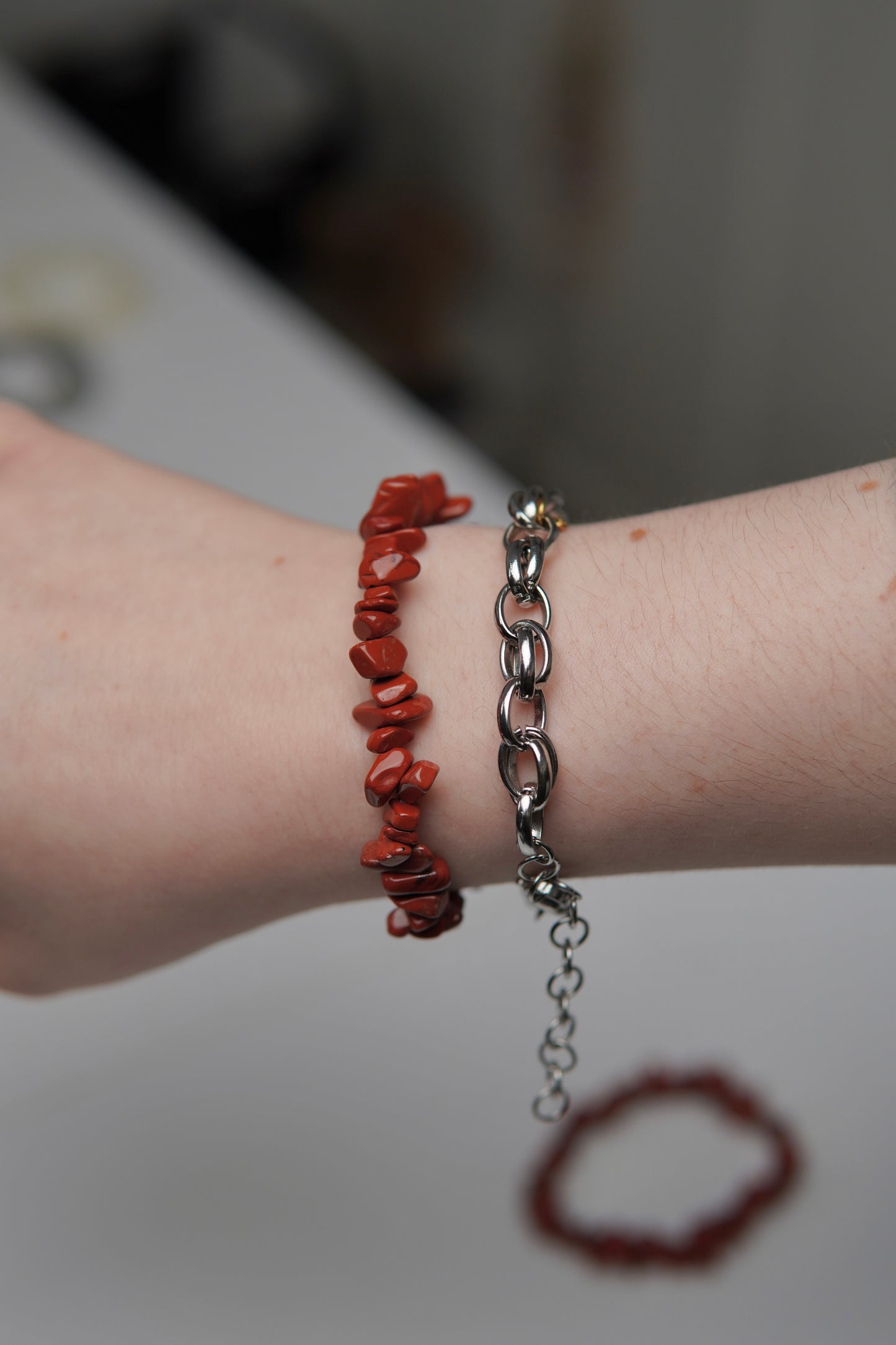 Splitterarmband Roter Japis