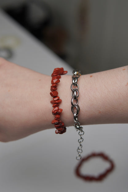 Splitterarmband Roter Japis