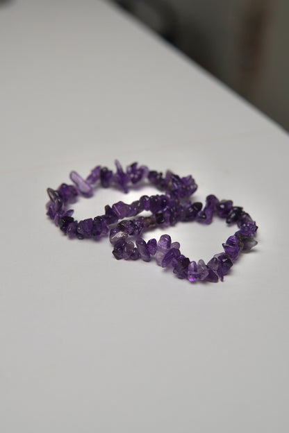 Splitterarmband Amethyst