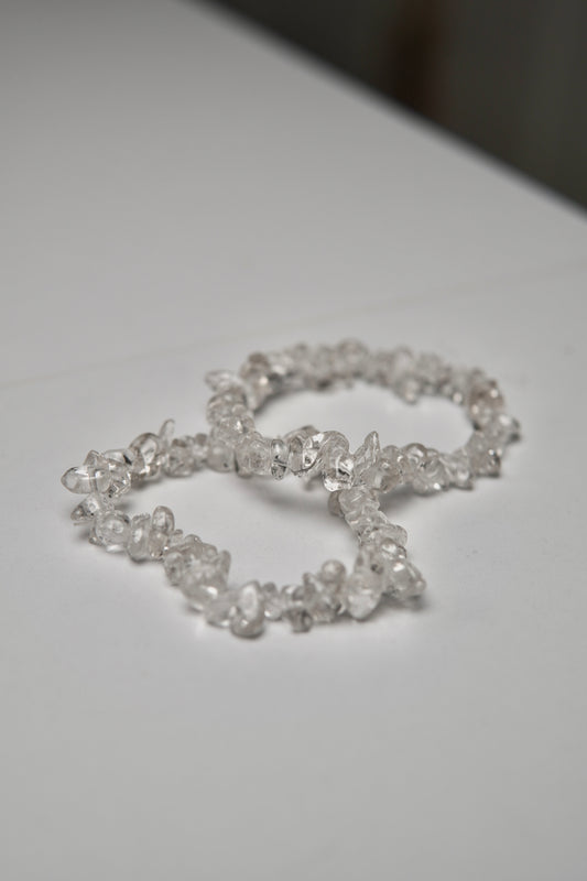 Splitterarmband Bergkristall