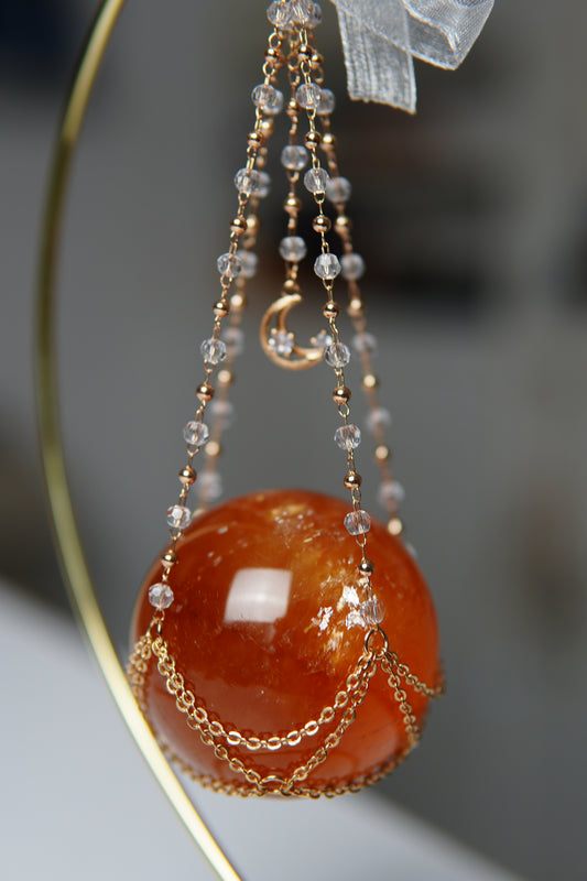 Flashy Honig-Calcit Kugel/Sphere