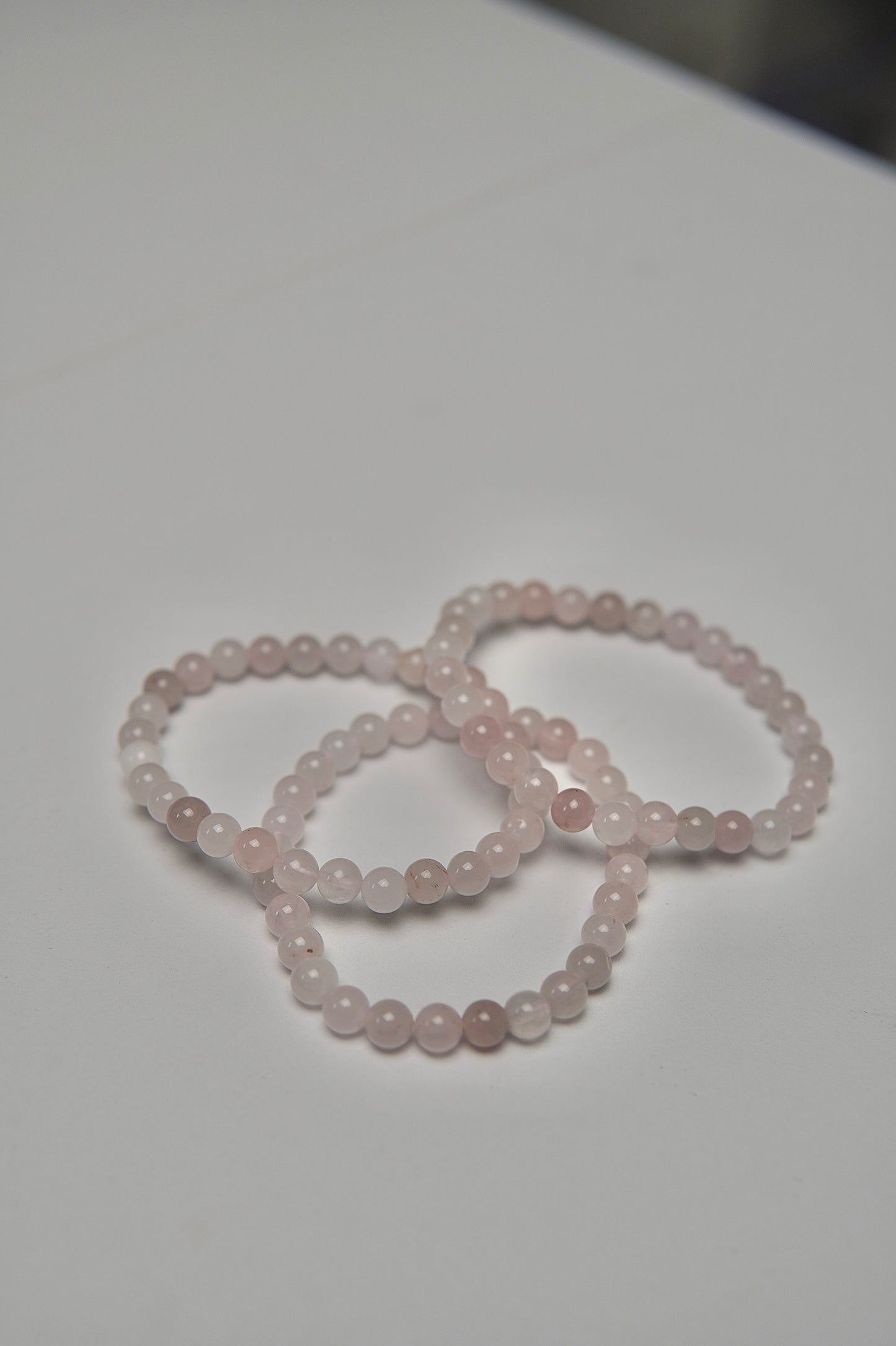 Kugelarmband Rosenquarz Medium