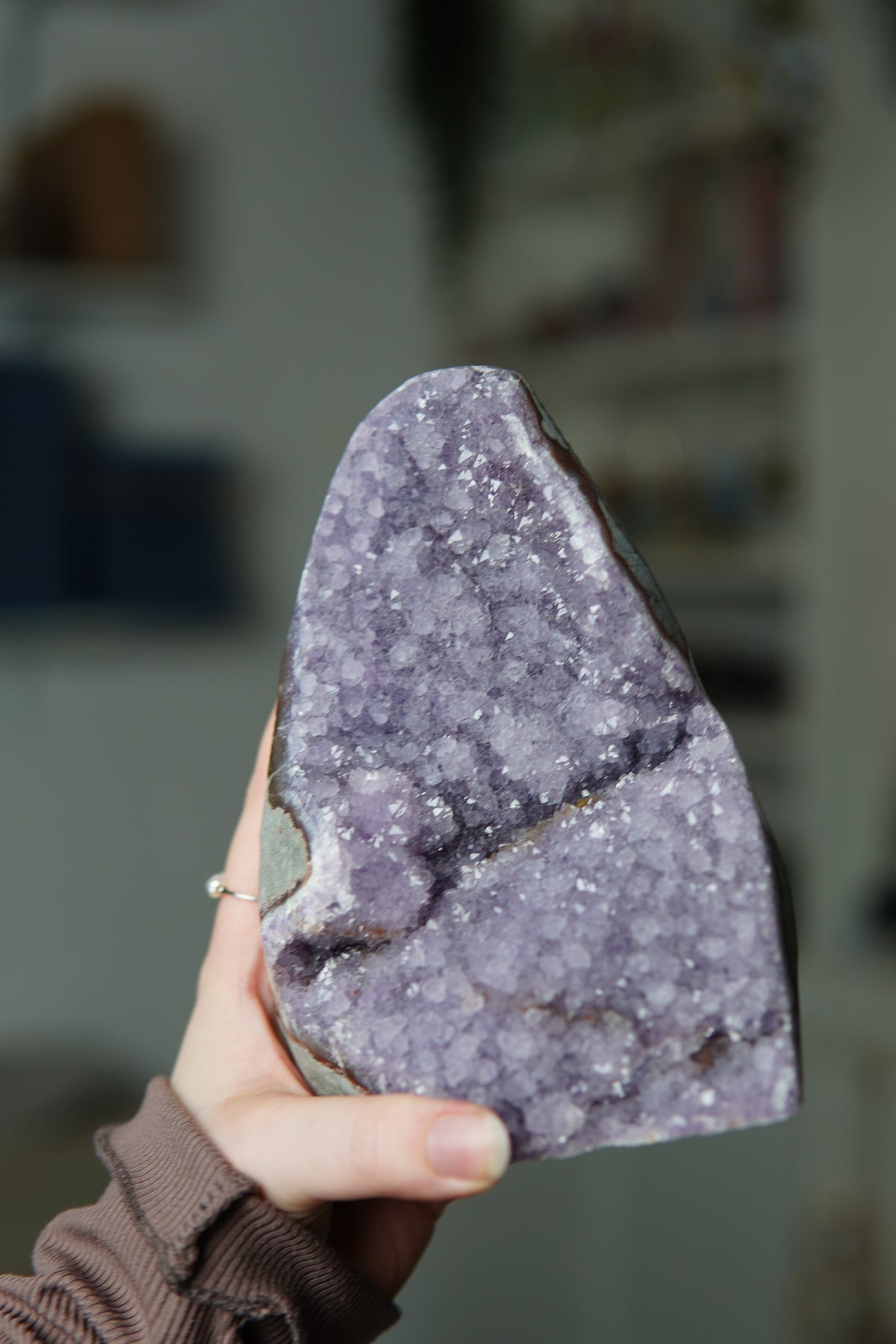 Lavendel Sugar Amethyst Cluster