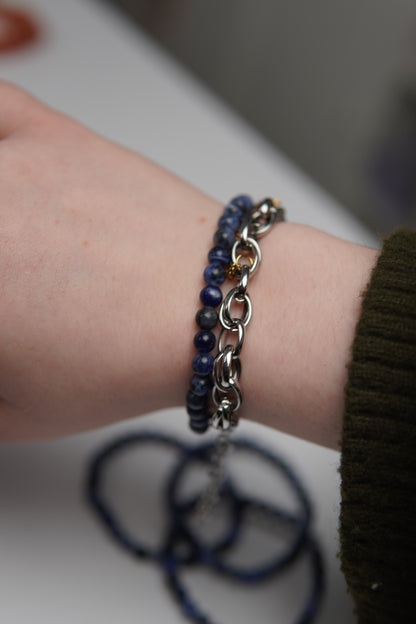 Kugelarmband Sodalith Medium