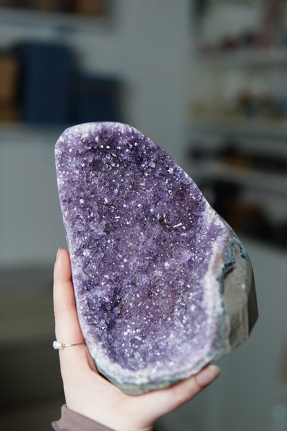 Berry Sugar Amethyst Cluster