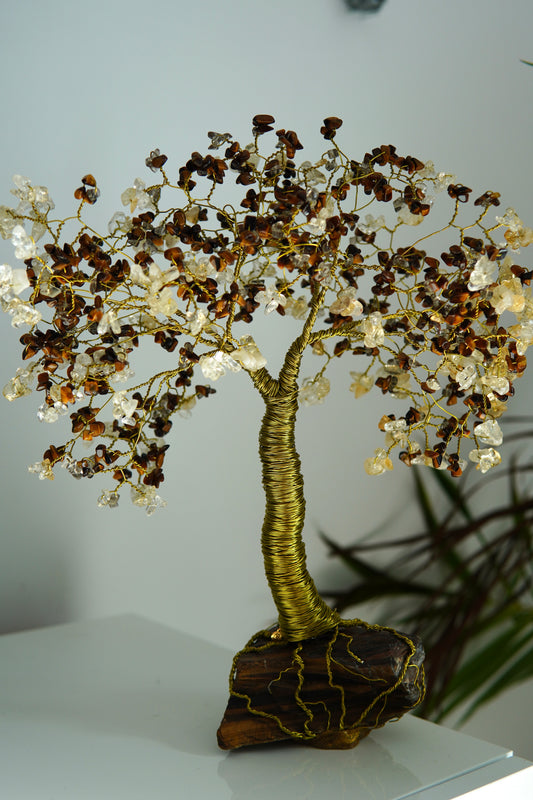 XXL Edelsteinbaum Tigerauge *Exklusives Einzelstück