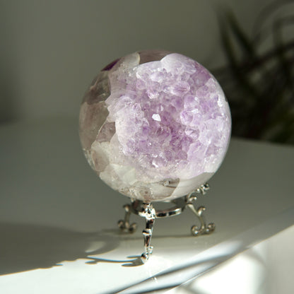 Amethyst Achat Kugel - Brasilien