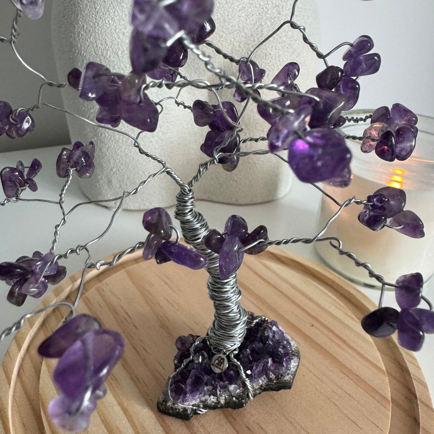 STATEMENT Edelsteinbaum Amethyst & Amethyst Cluster