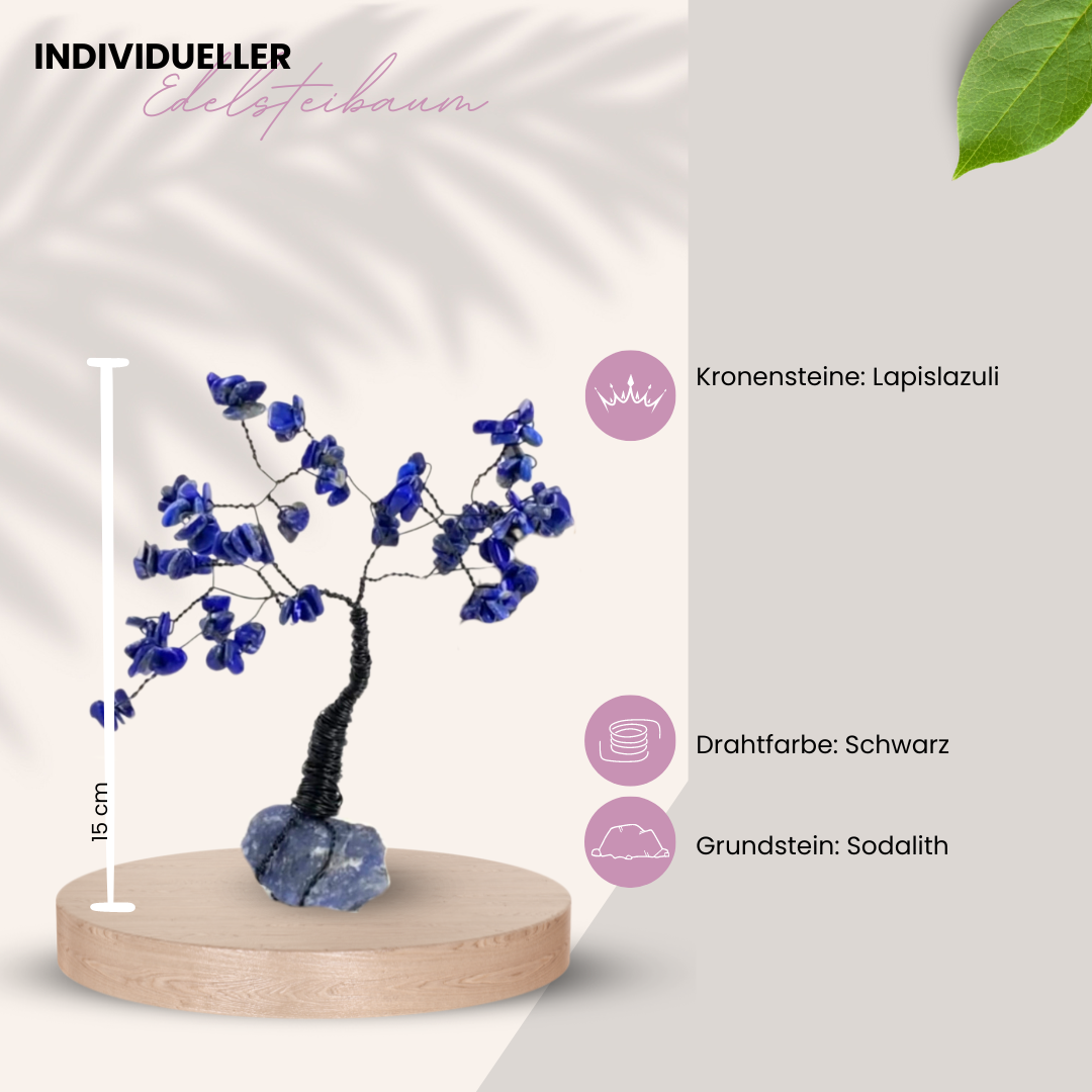 Individueller Edelsteinbaum KLEIN