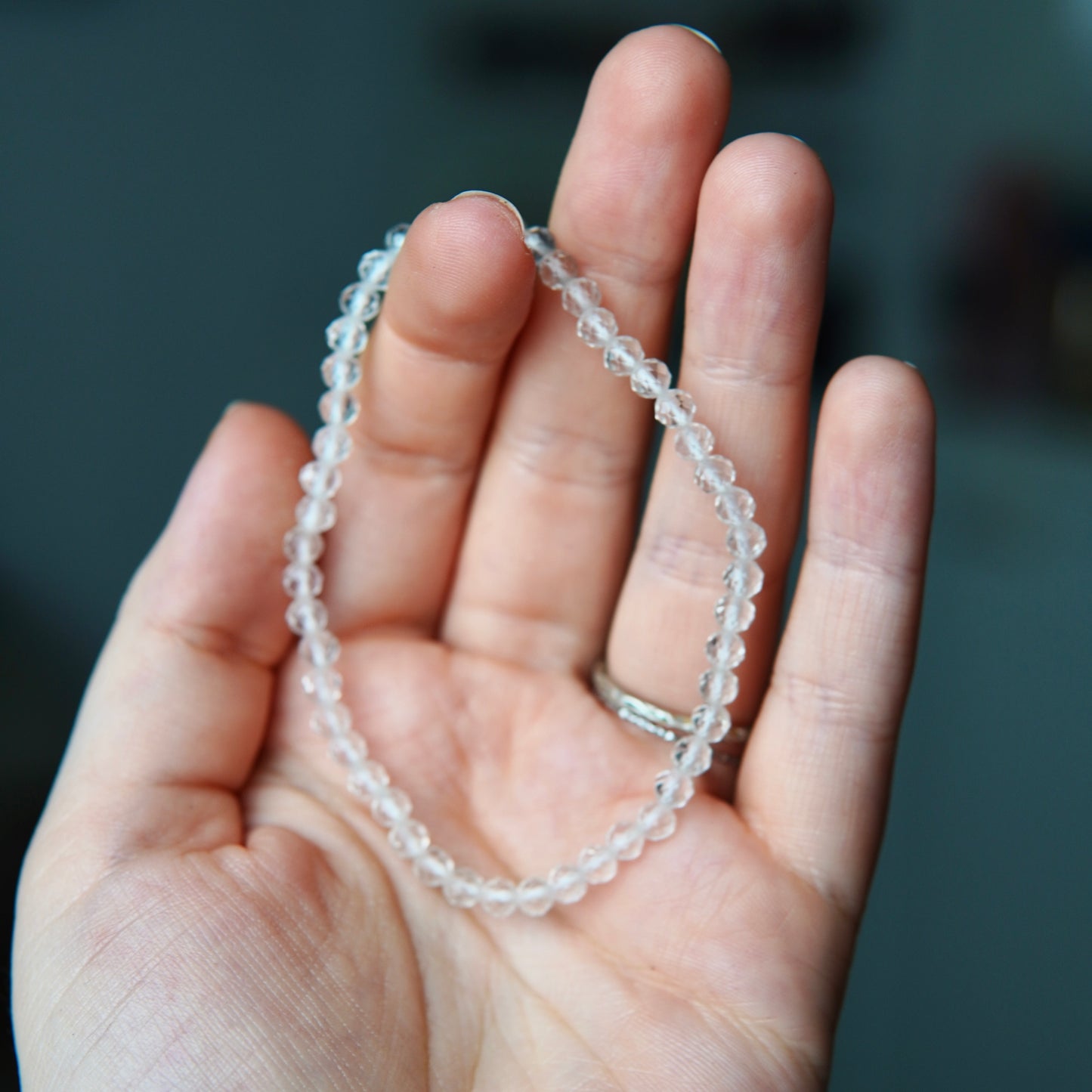 Bergkristall Armband - Facetttiert