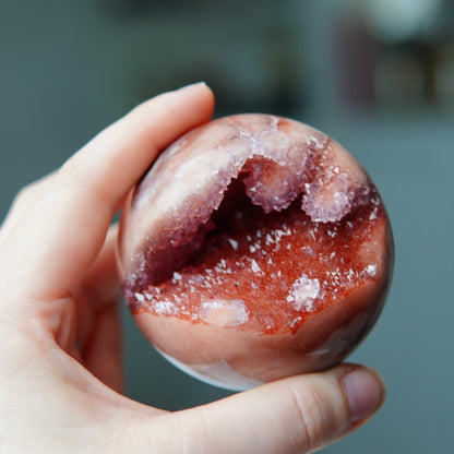 Pink Amethyst Kugel - Brasilien