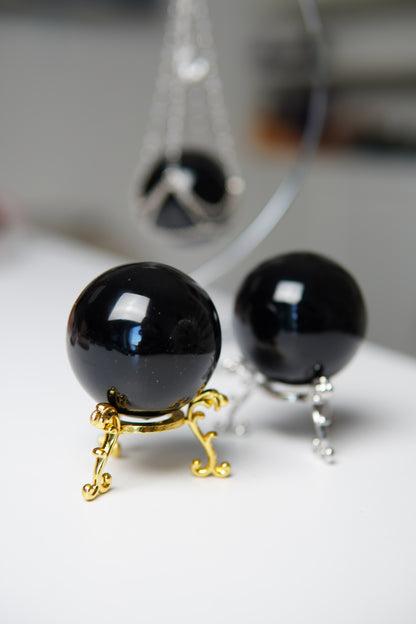 Obsidian Kugel/Sphere