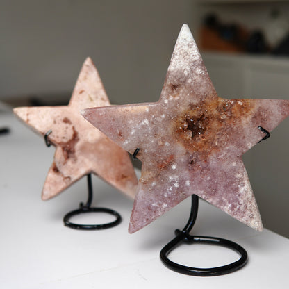 Pink Amethyst Sterne