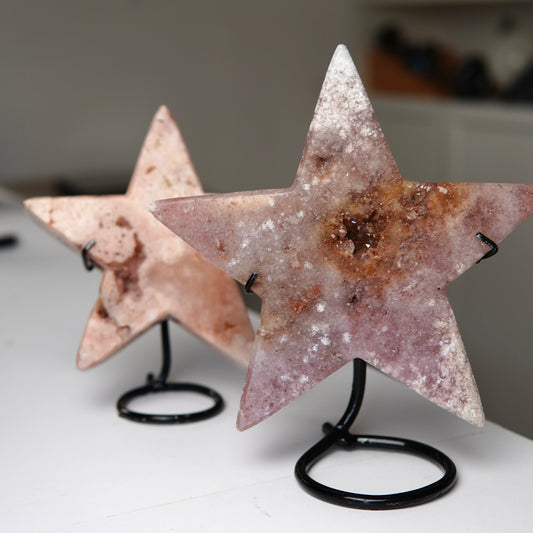 Pink Amethyst Sterne