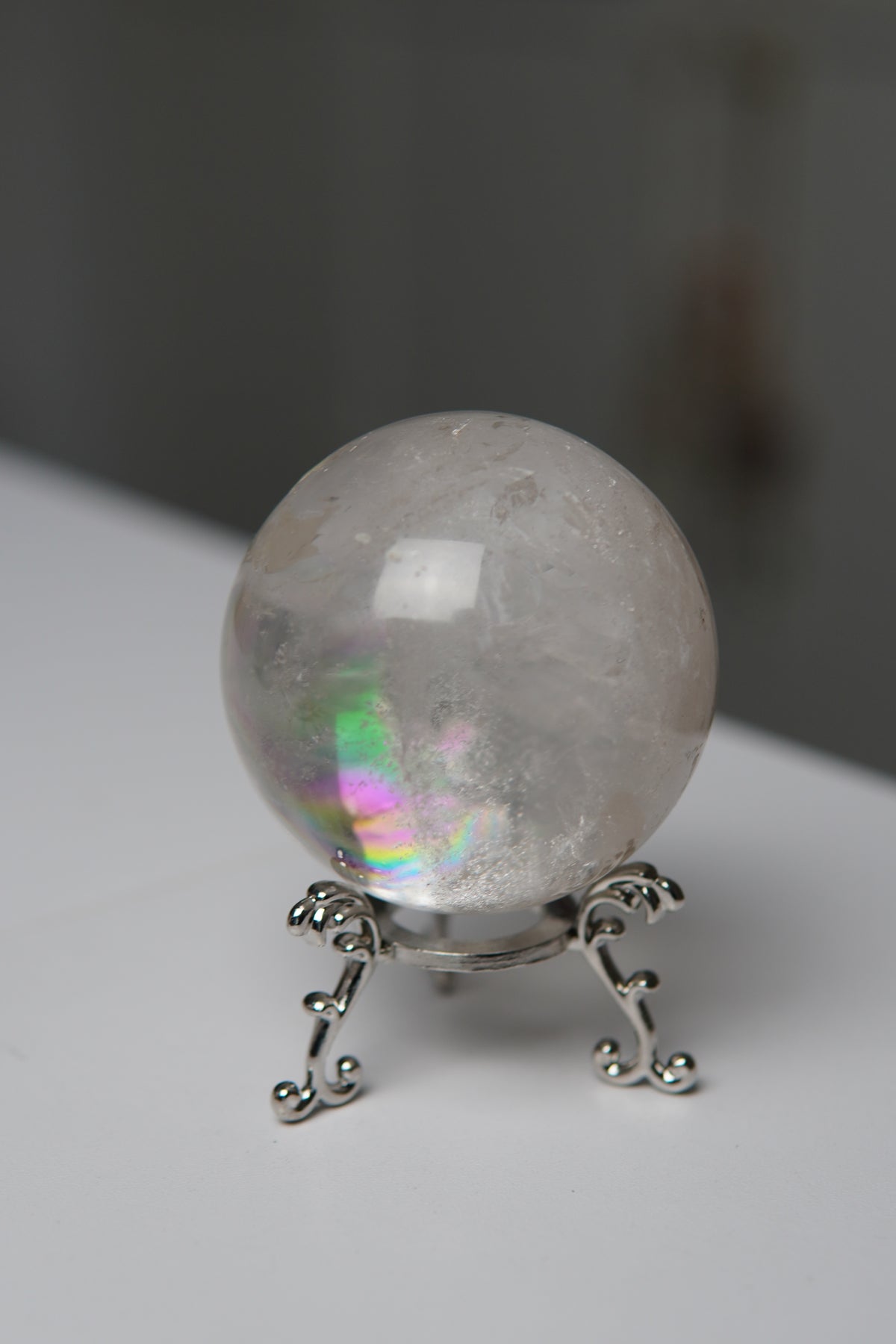 Rainbow Bergkristall Kugel/Sphere