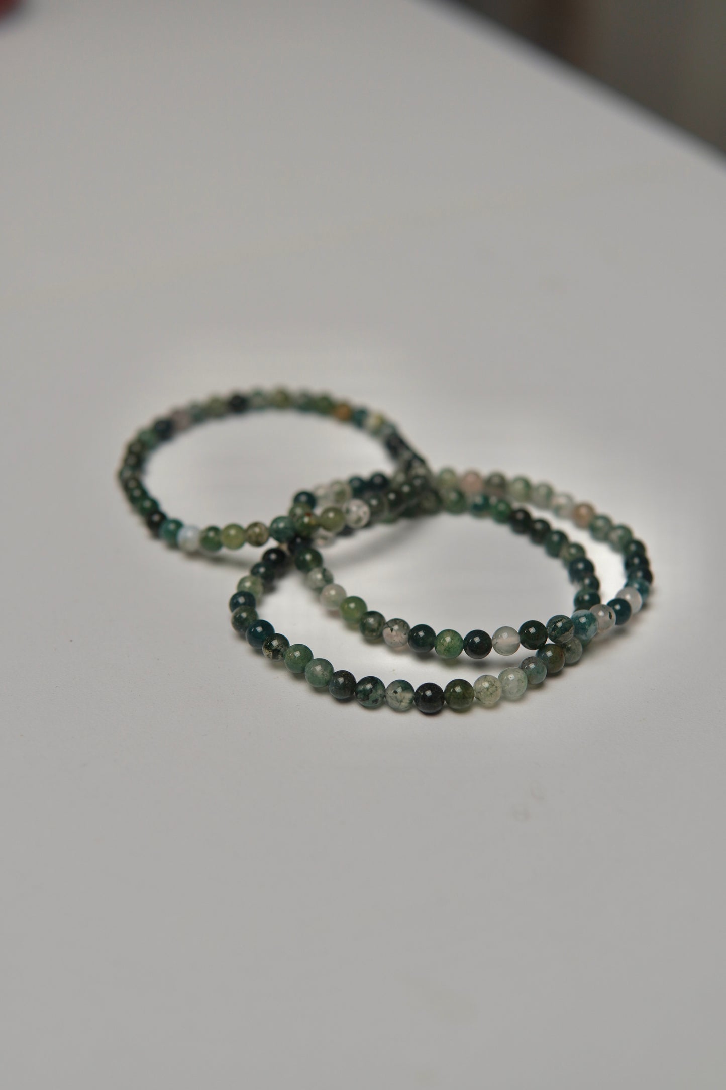 Kugelarmband Moosachat