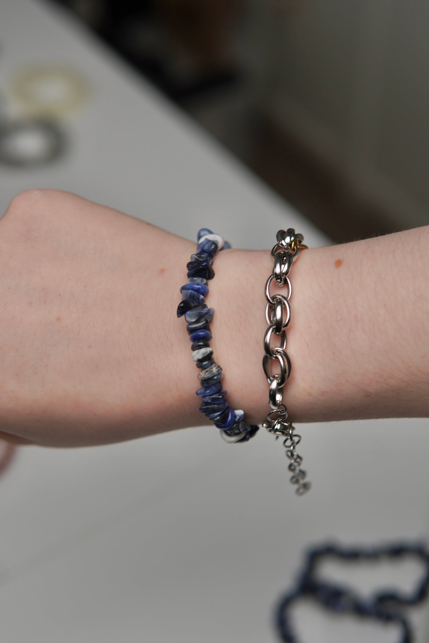 Splitterarmband Sodalith