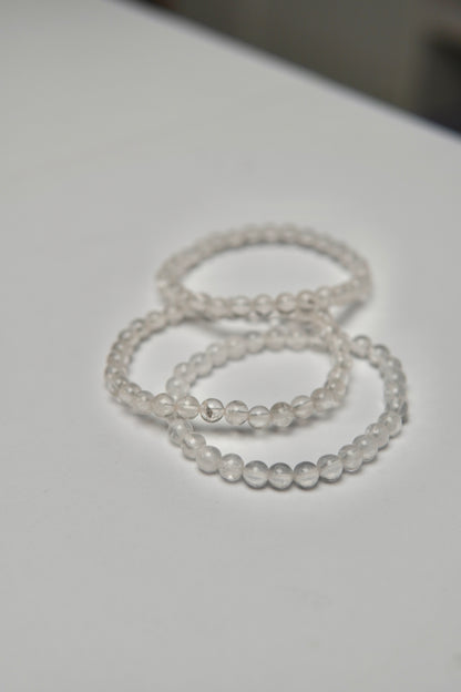 Kugelarmband Bergkristall Medium